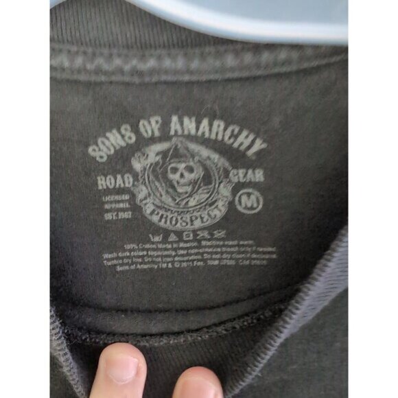 Black Sons of Anarchy T-Shirt Size: Medium - Picture 3 of 3